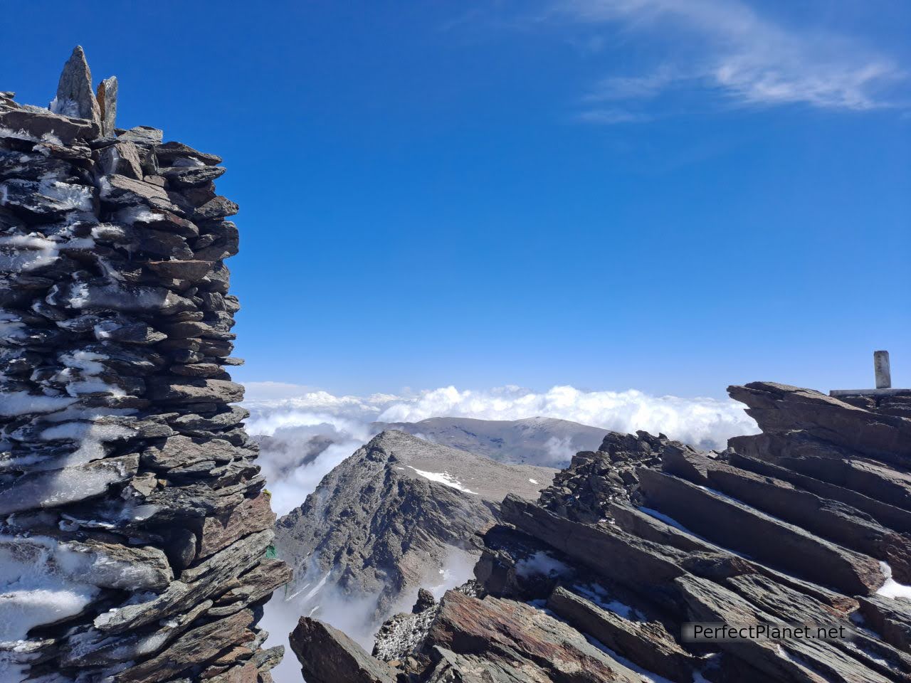 The vassars of Mulhacén and Alcazaba peak