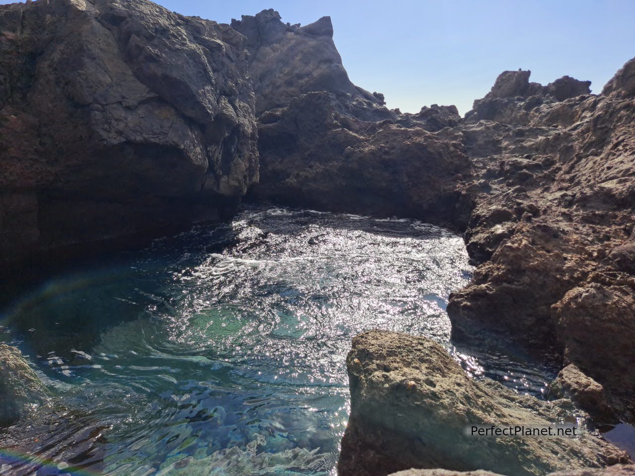 Los Abrigos natural pools