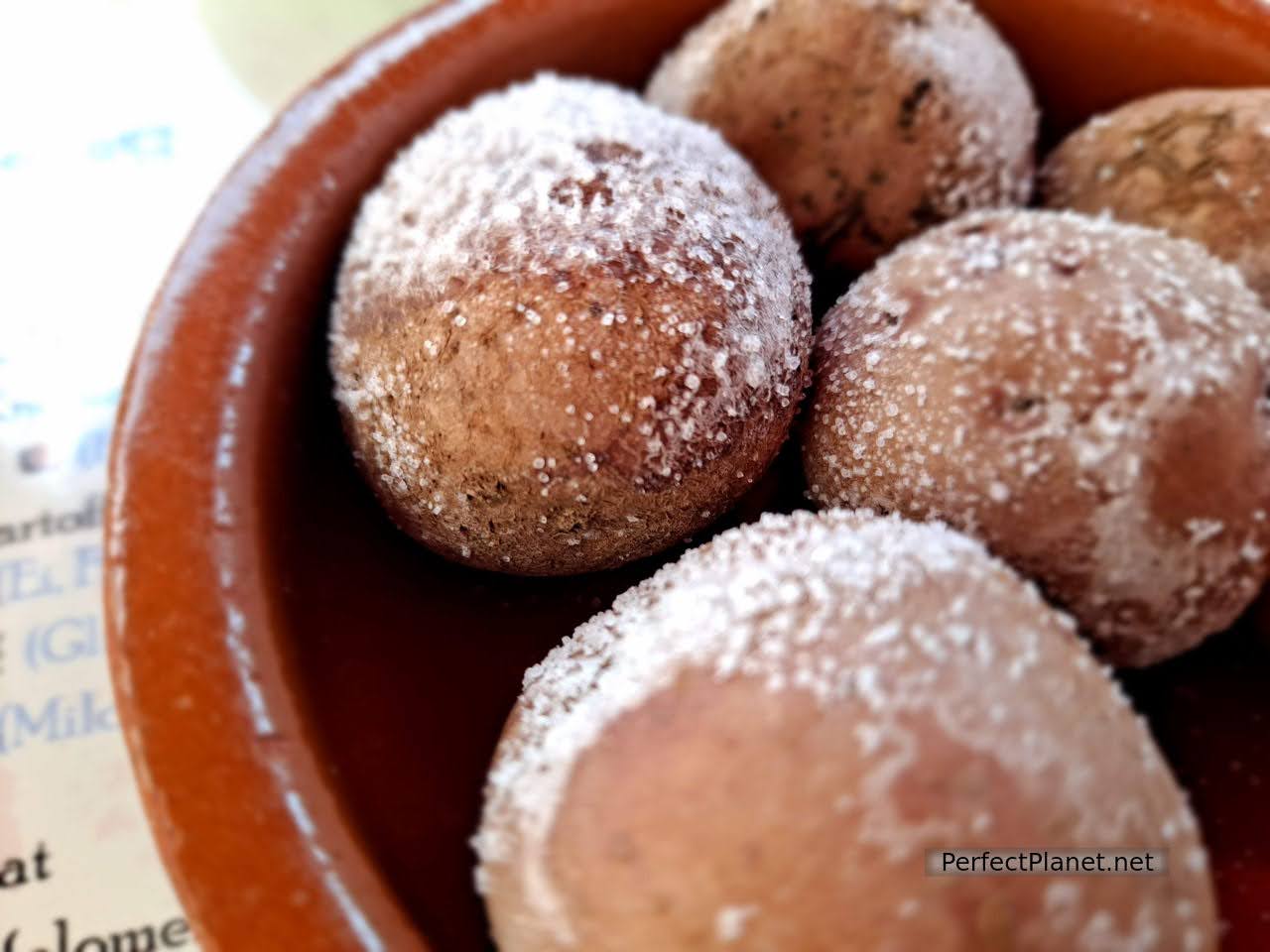 Wrinkled potatoes