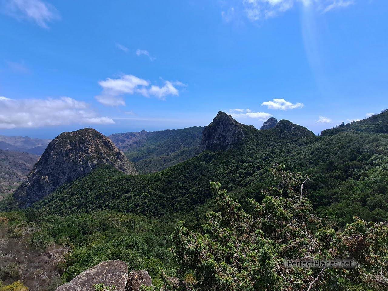 Vistas desde el mirador de los Roques