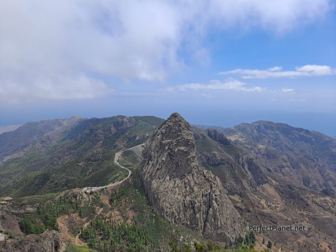 Views from viewpoint Morro de Agando