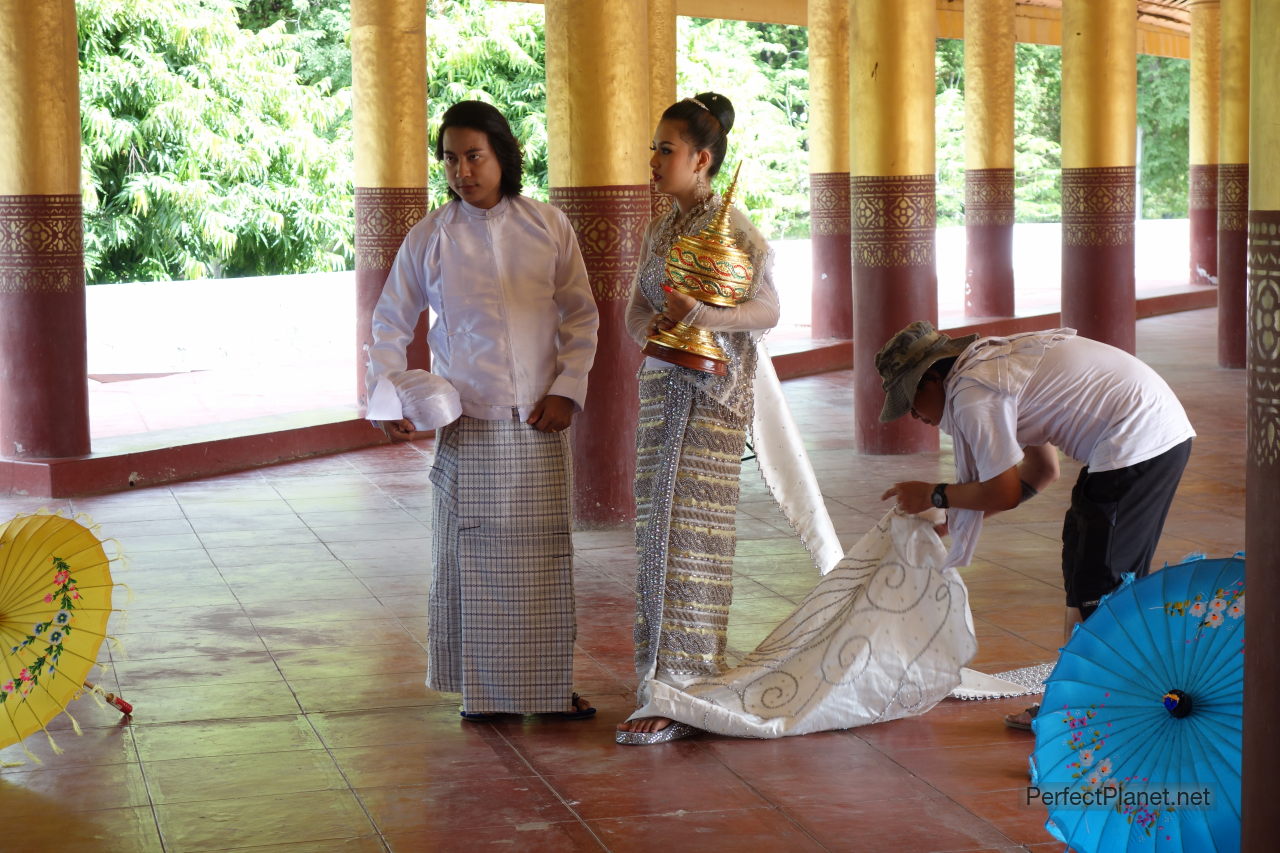 Bride and Groom at Royal Palace