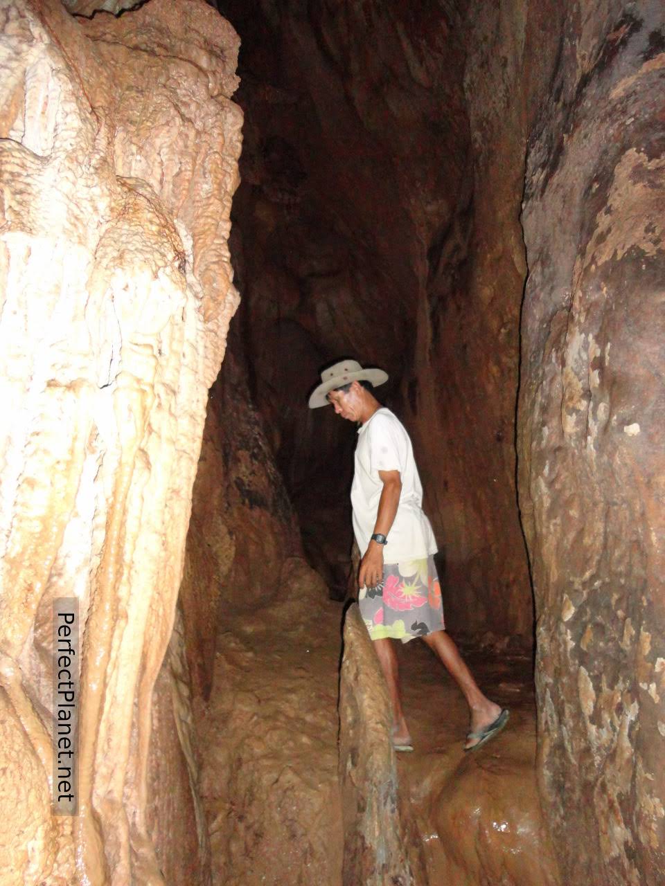 Interior of the cave