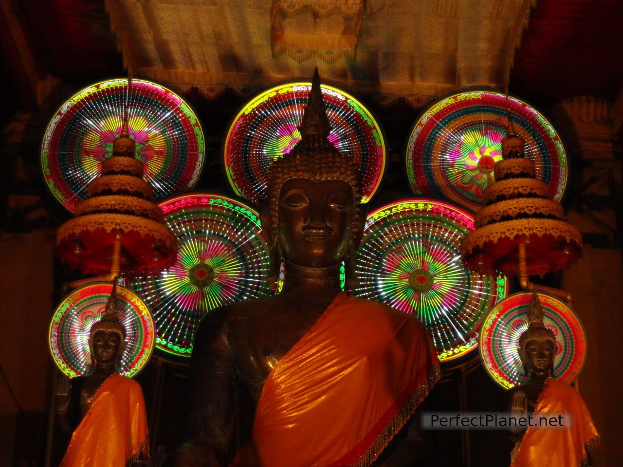 Interior Templo en Vientiane