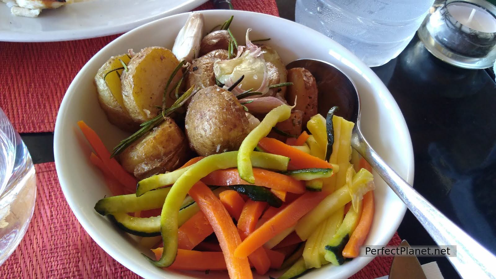 Patatas con verduras