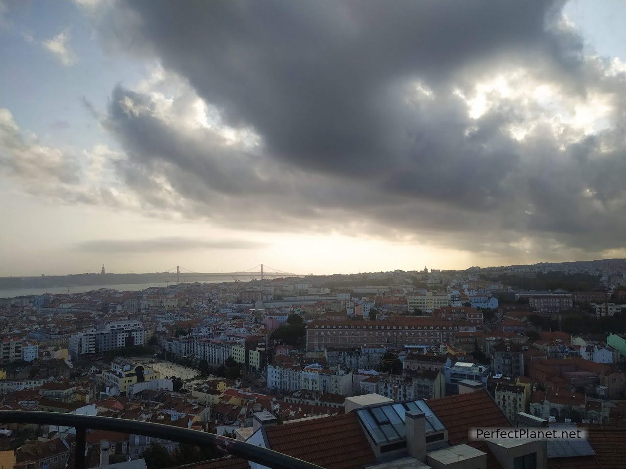 Vistas desde el Miradouro da Senhora do Monte