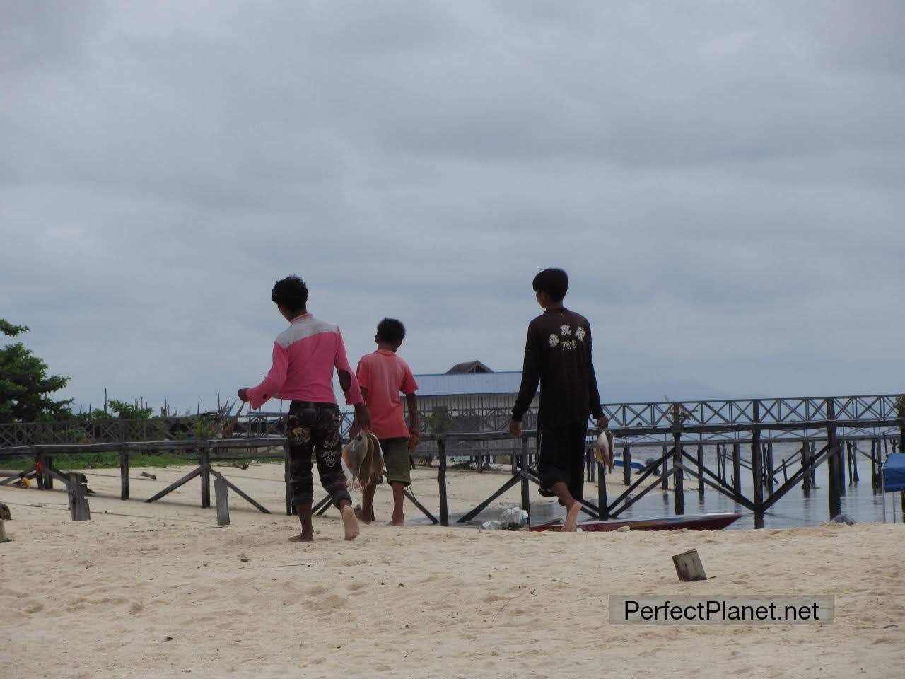 Pescadores en Mabul