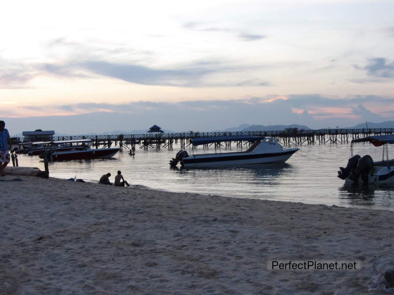 Sunset in Mabul