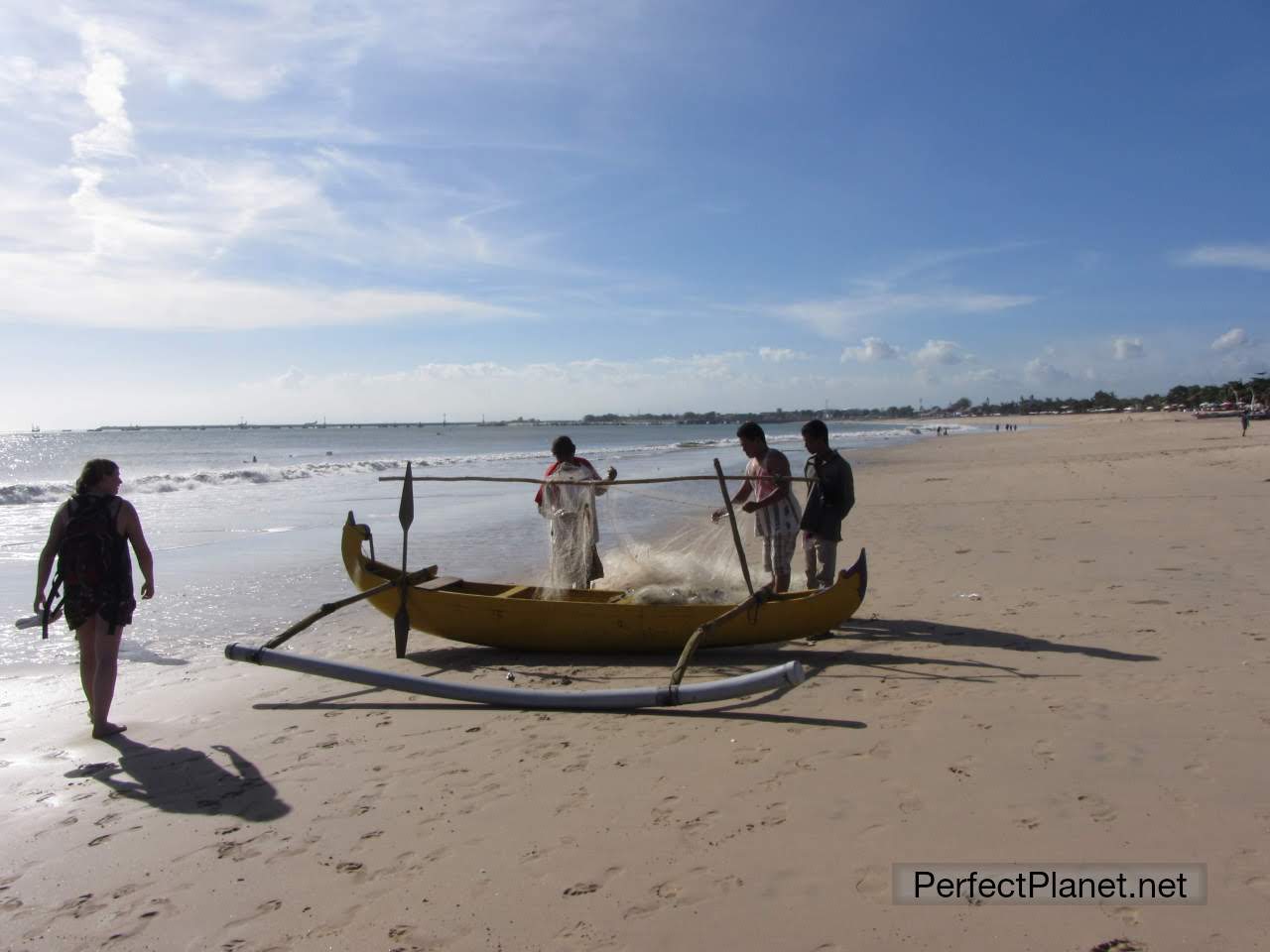 Pescadores en Jimbaran