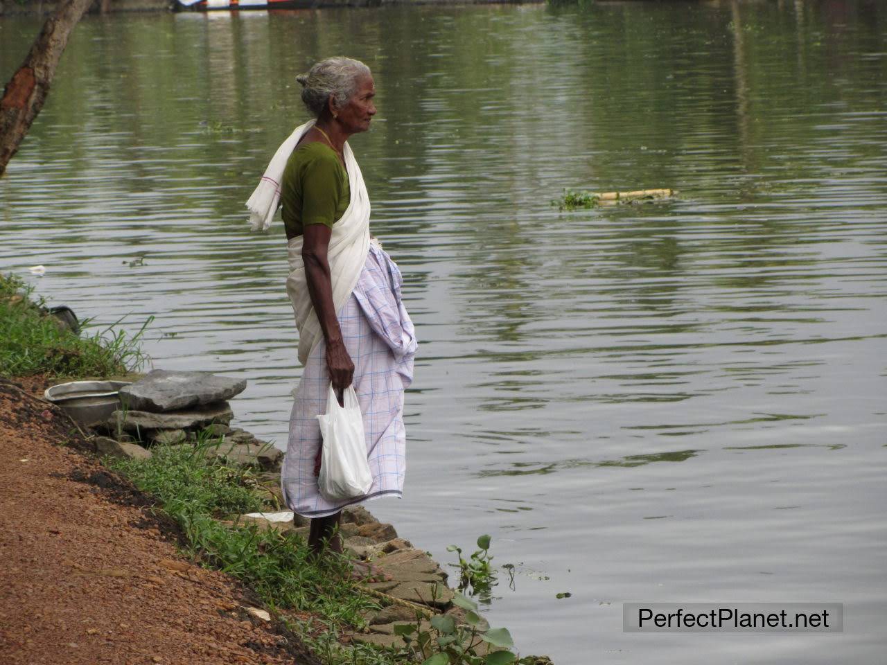 Woman waiting