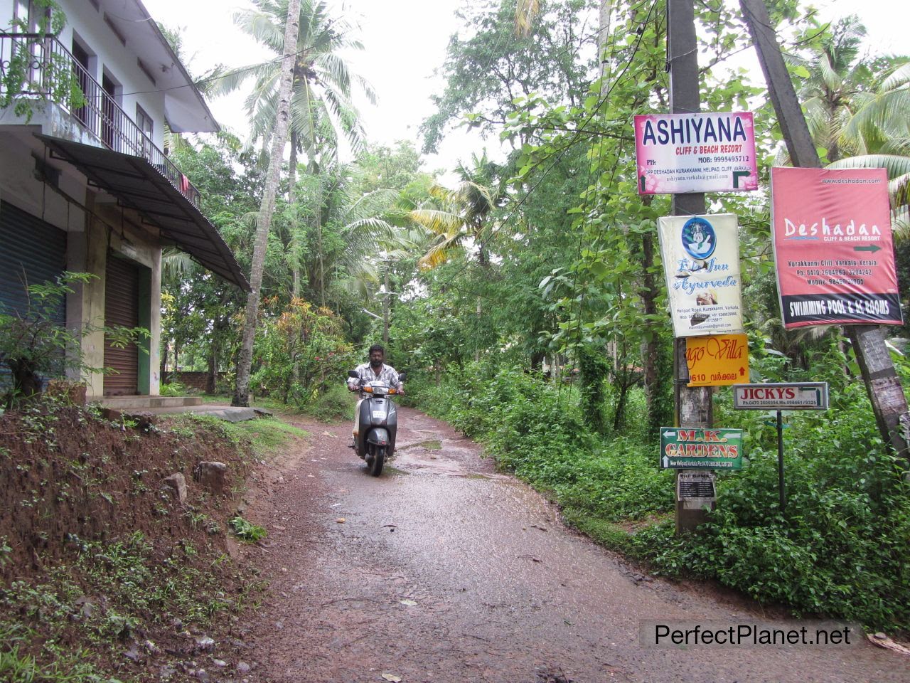 Alrededores de Varkala