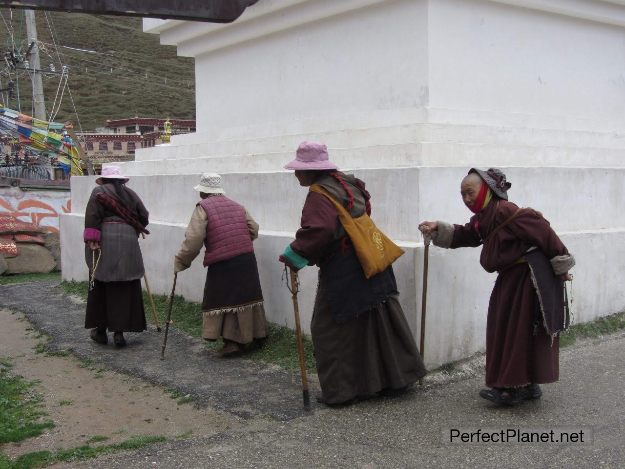 Women praying