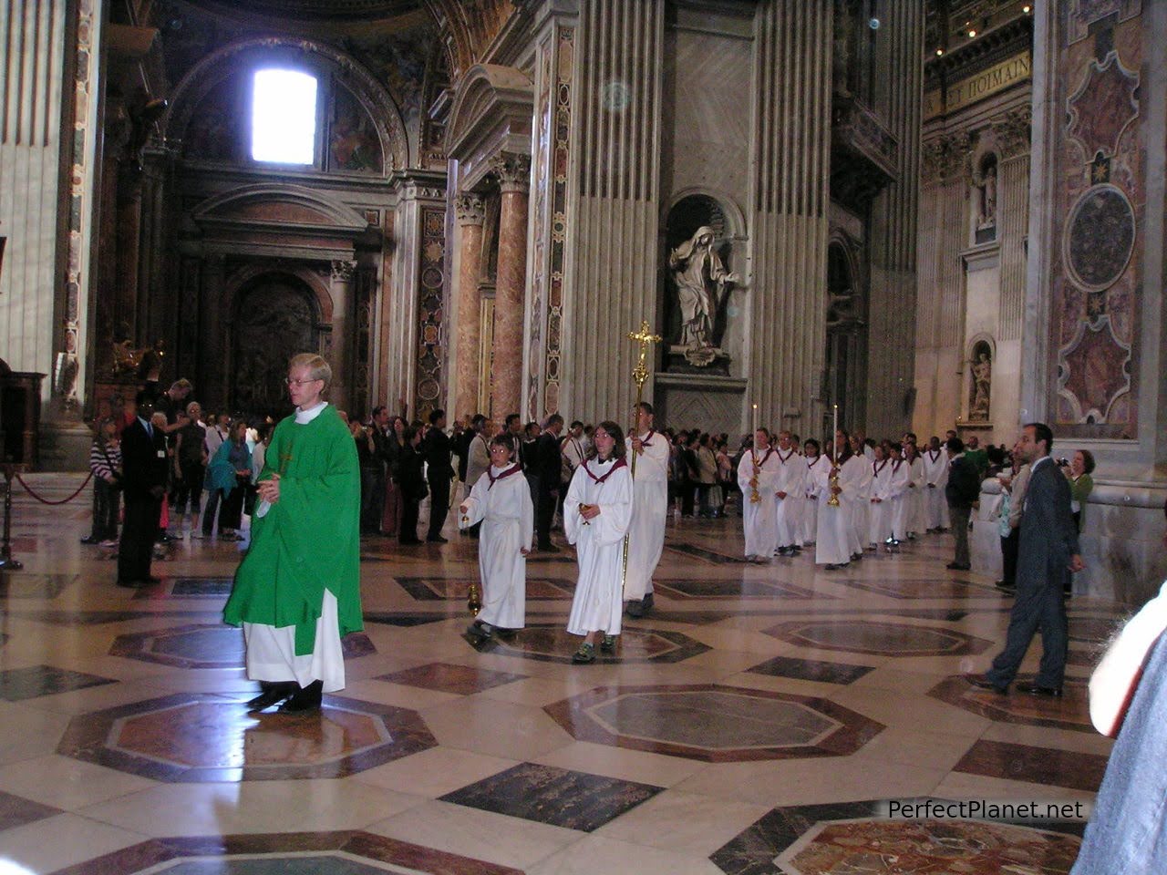 Interior of the Basilica