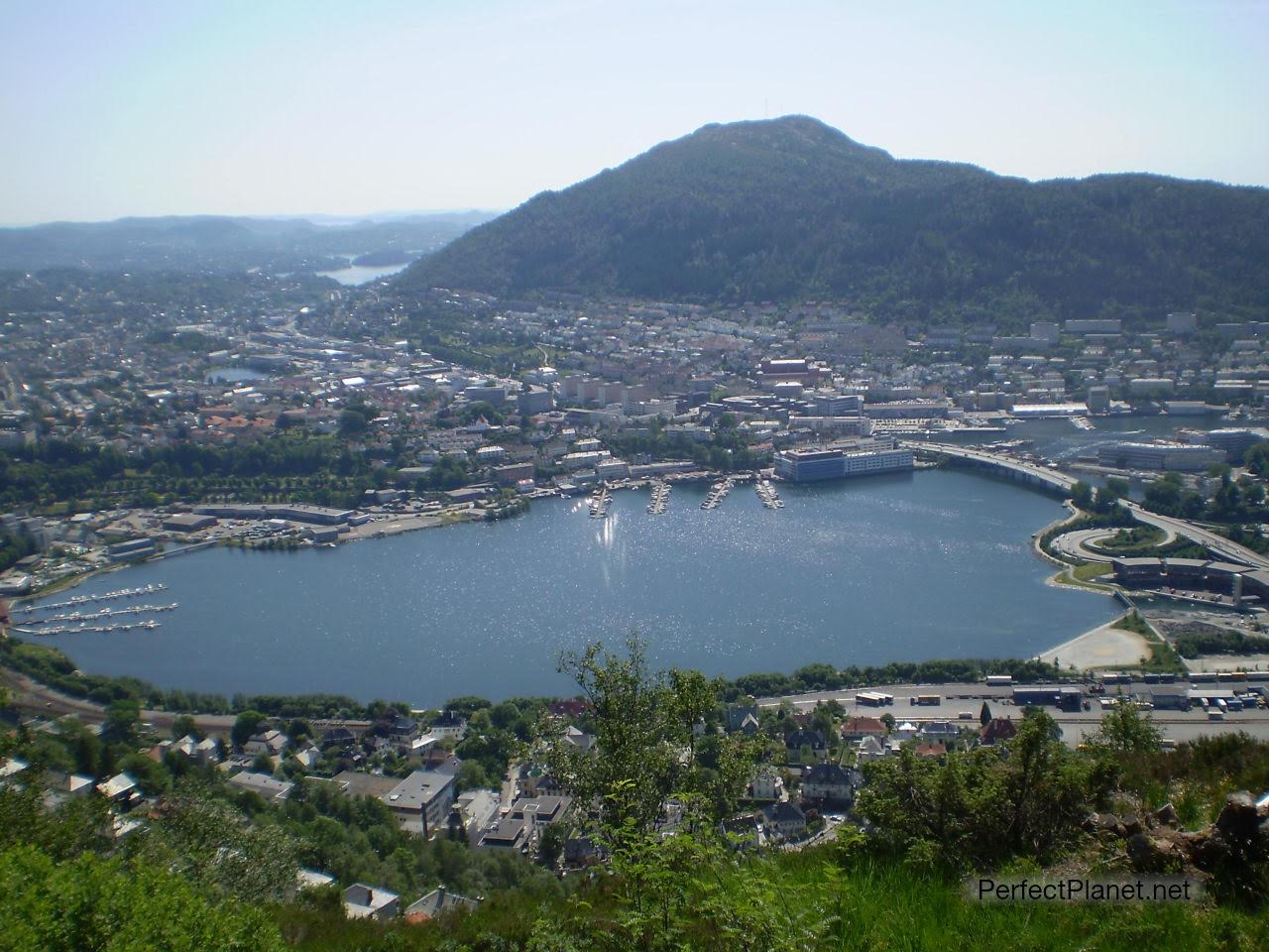 Vistas desde Monte Floyen