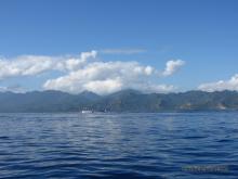 Gunung Rinjani dese el barco