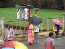 Gente en Old Goa