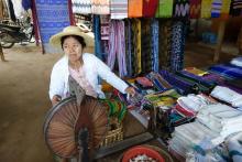 Mujer en Minnanthu village