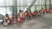 Little nuns in Bogyoke Aung San Market Yangon