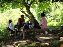 Women resting